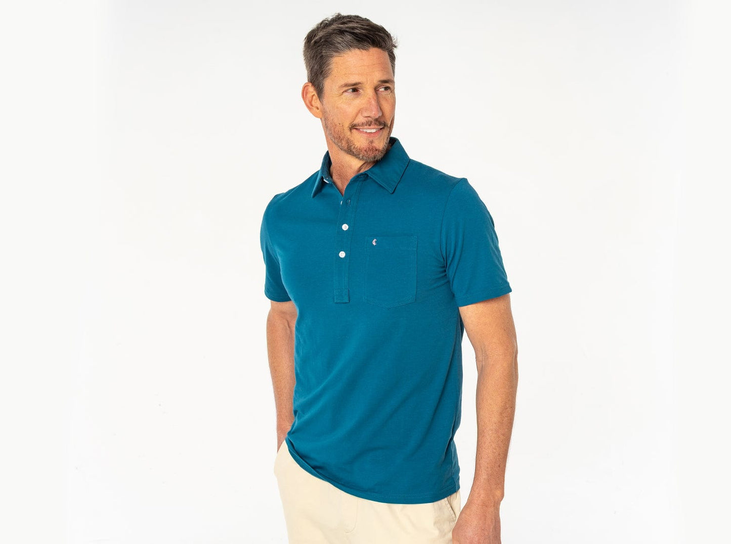 Criquet Top-Shelf Players Shirt - Blue Marlin