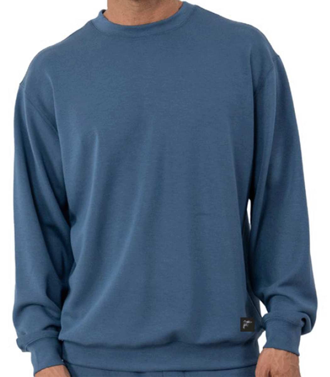 Roosters Supply Company | Surfside Crewneck | Blue