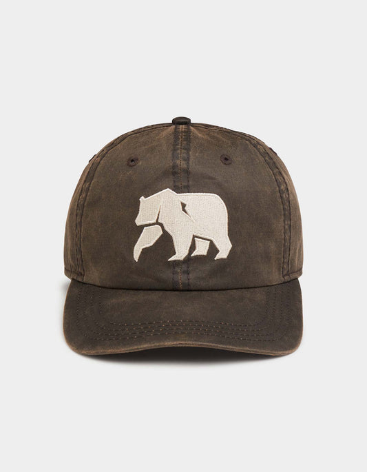 Normal Brand Waxed Canvas Hat - Brown