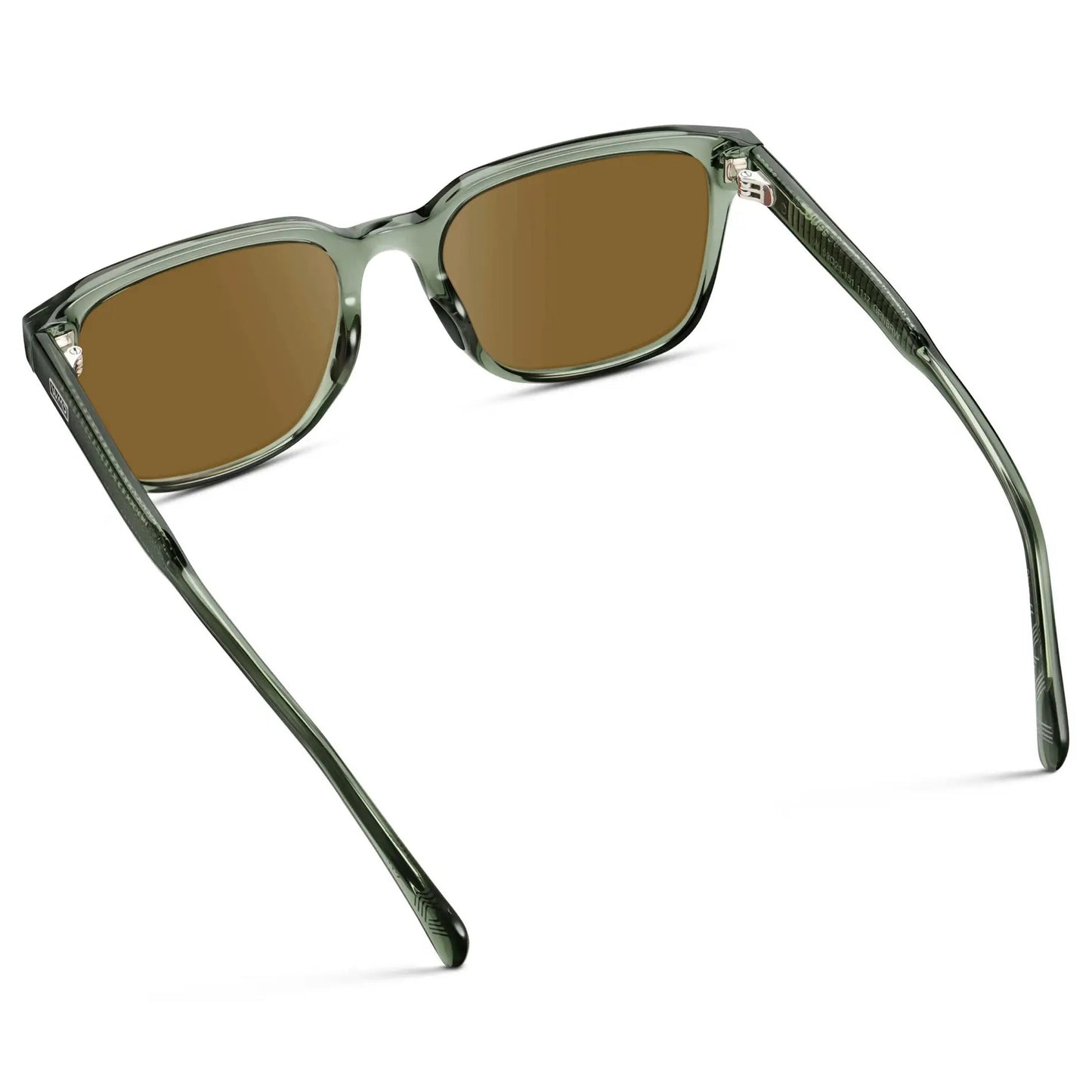 WMP | Woods Sunglasses | Crystal Agave Green / Brown Lens