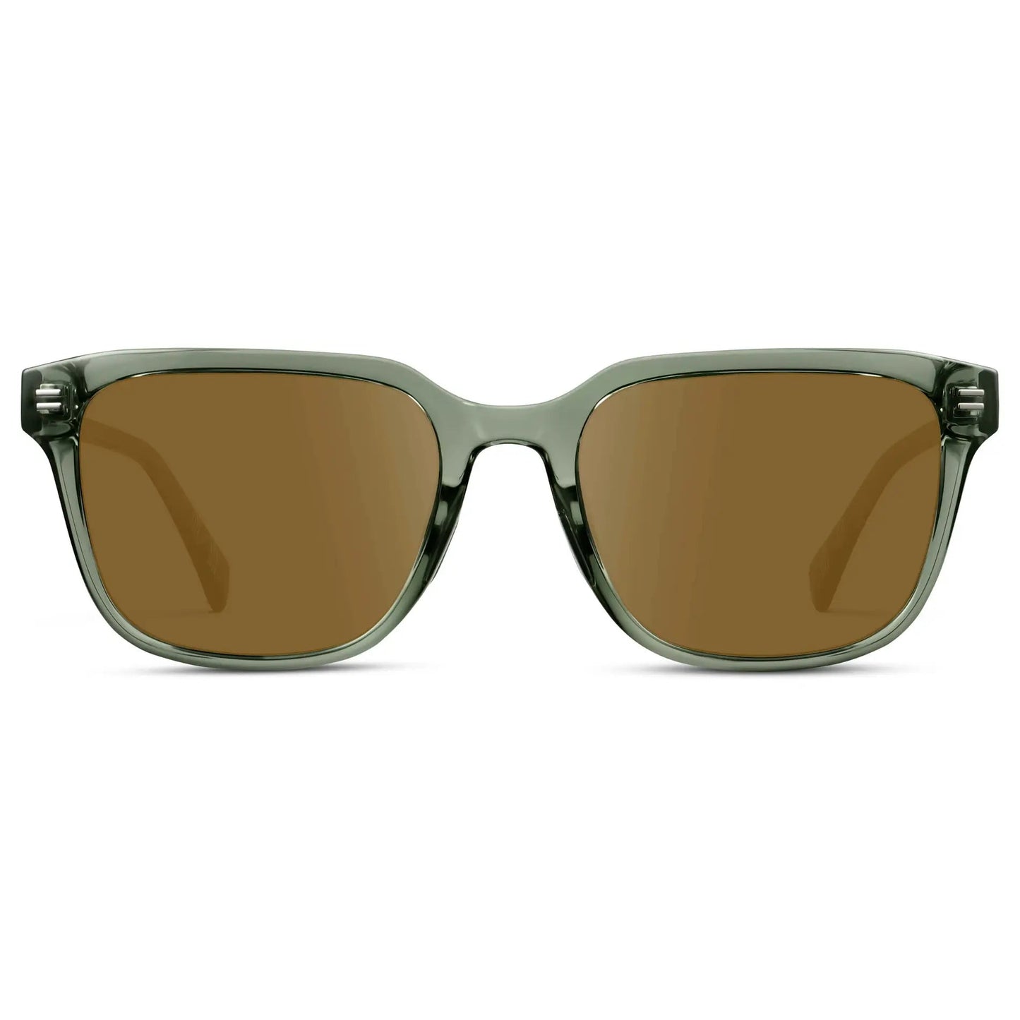 WMP | Woods Sunglasses | Crystal Agave Green / Brown Lens