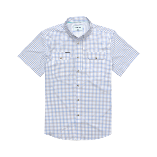 Poncho Outdoors | The Channel Cat | Blue & Grey Plaid