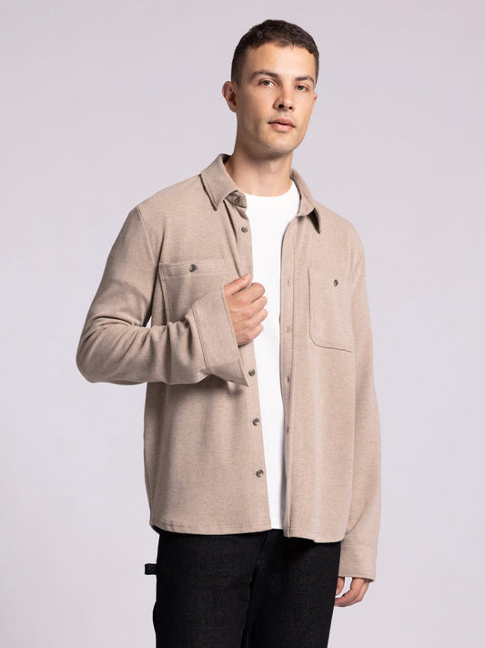 Thread & Supply Clark Shirt - Clove Heather