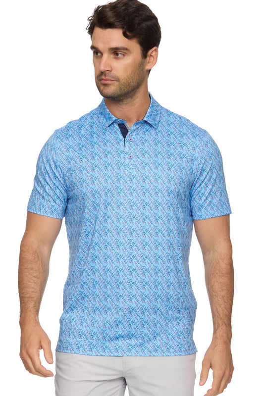 Flag and Anthem Dixon Performance Polo - Golf Club Print