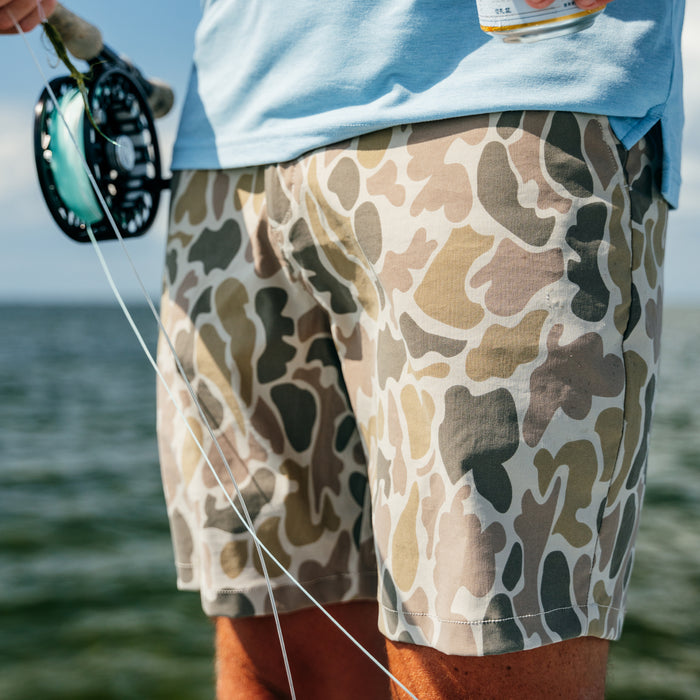 Marsh Wear Prime Short - Khaki Mallard Camo