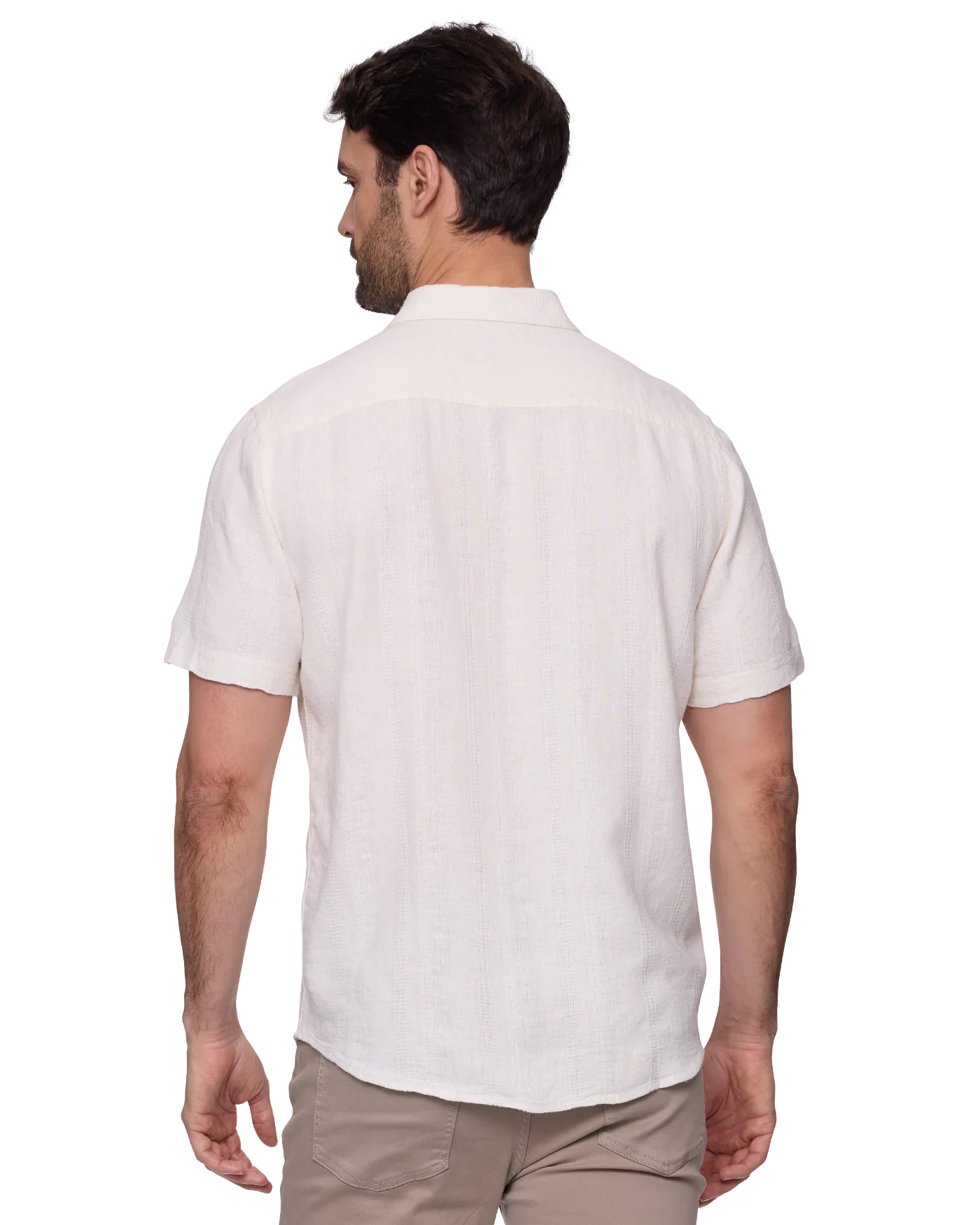 Flag and Anthem Oceanside Linen Shirt - White