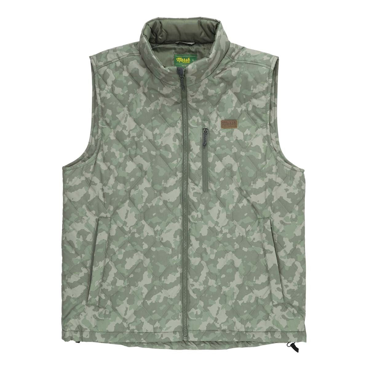 Marsh Barnwell Puff Vest - Foxhole Camo