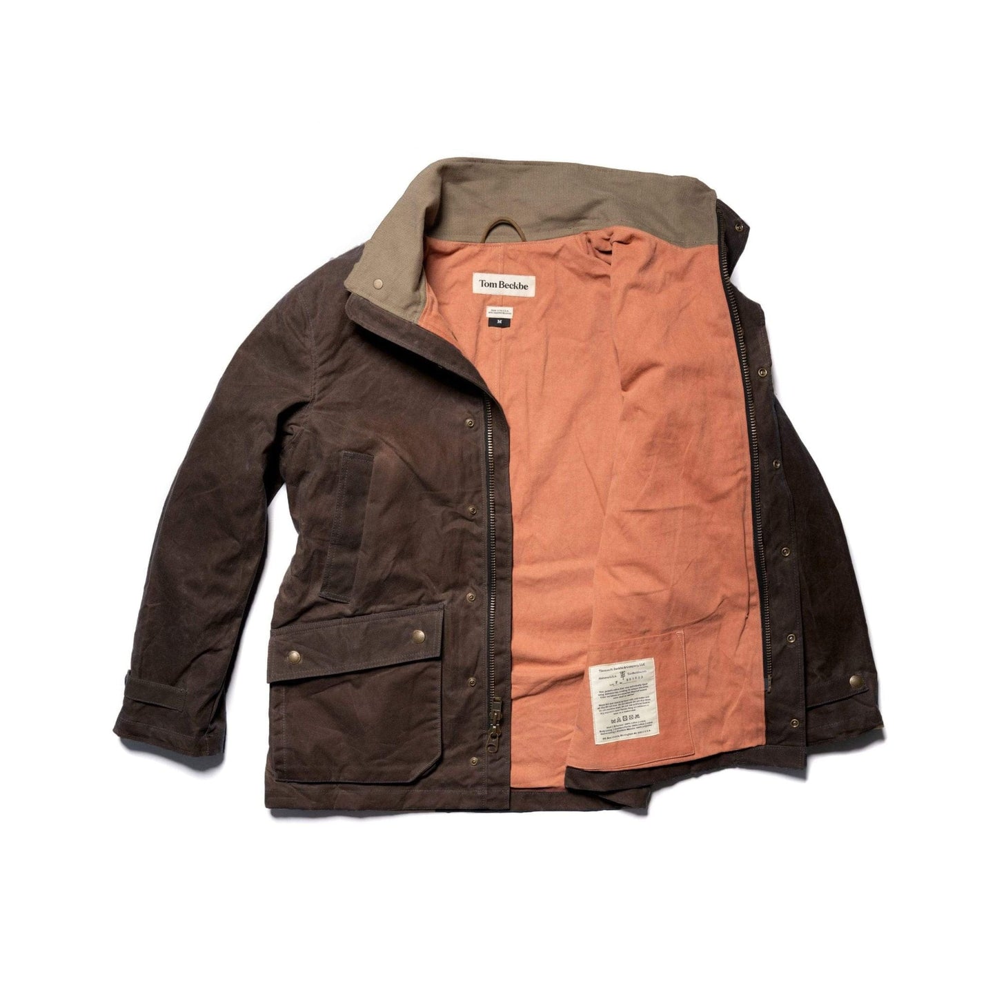 Tom Beckbe Tensaw Waxed Canvas Jacket - Rye Brown