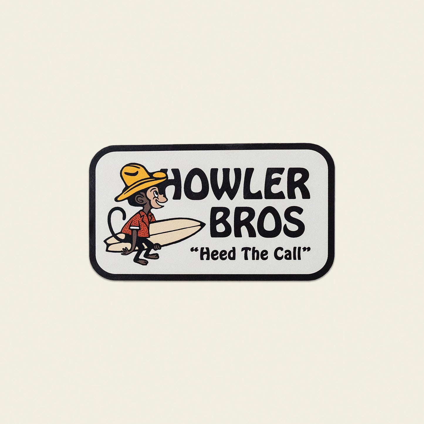 Howler Bros El Monito Surfs Sticker