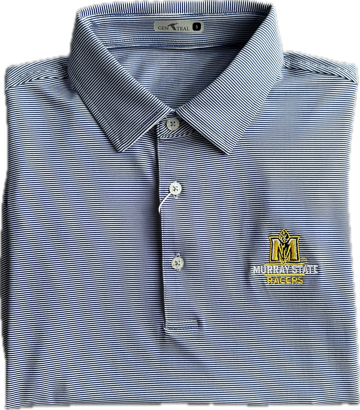 GenTeal Murray State Performance Polo - Navy Stripe