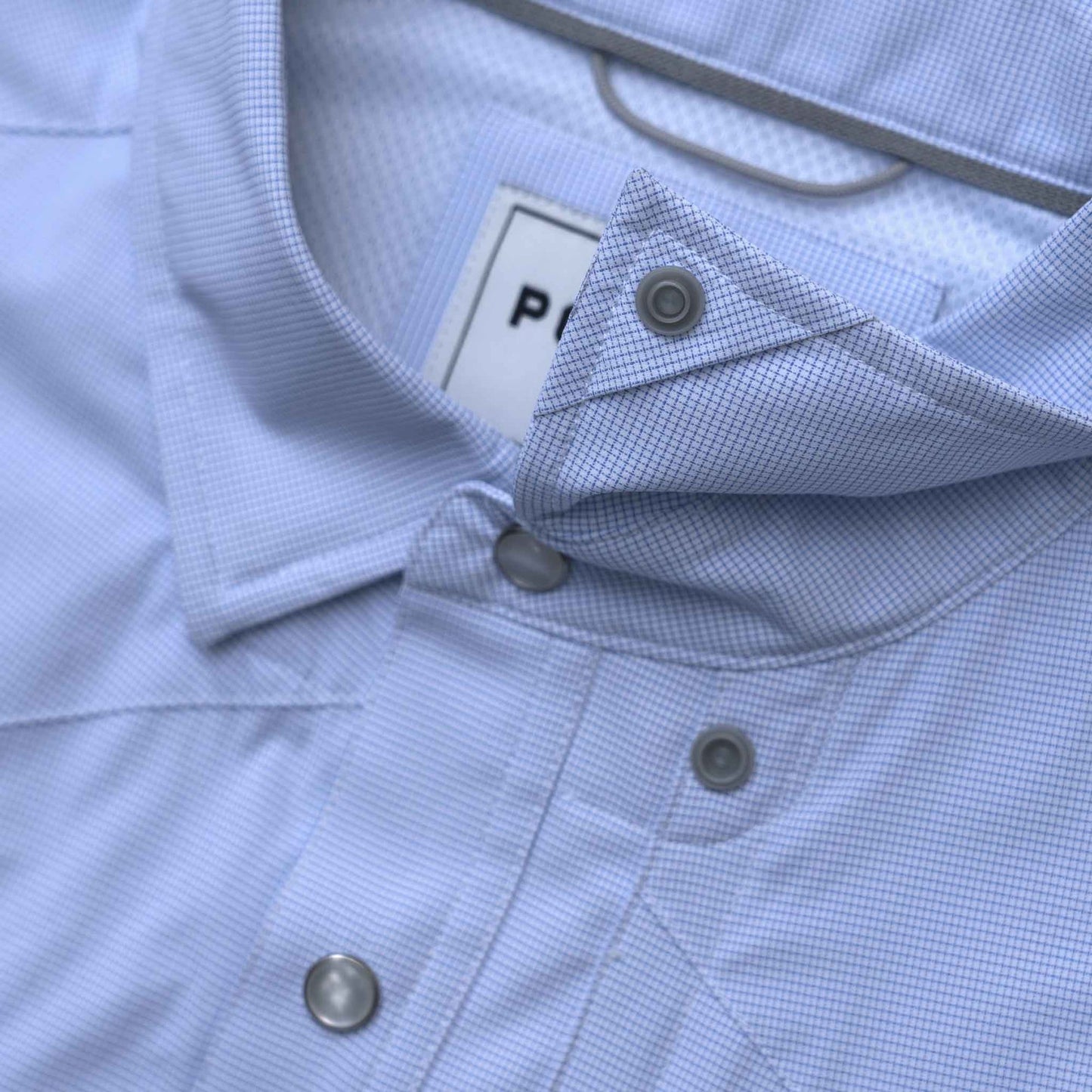 Poncho Outdoors | The Padre | Blue Microcheck