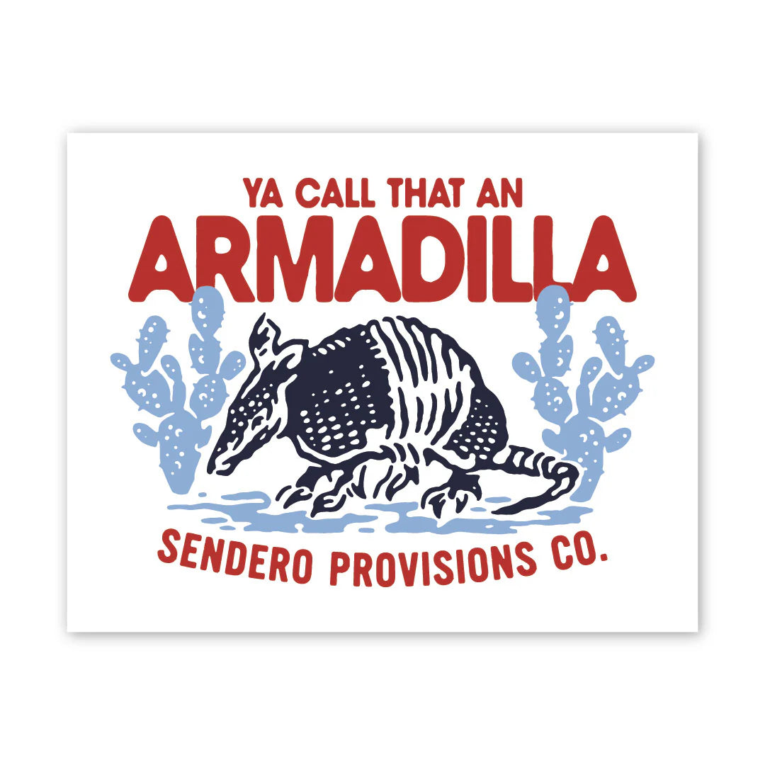 Sendero Armadilla Sticker