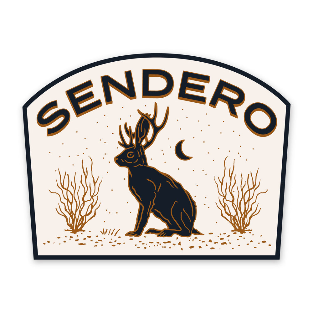 Sendero Jackalope Sticker