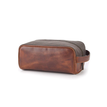 Tom Beckbe Dopp Kit Bag - Oak