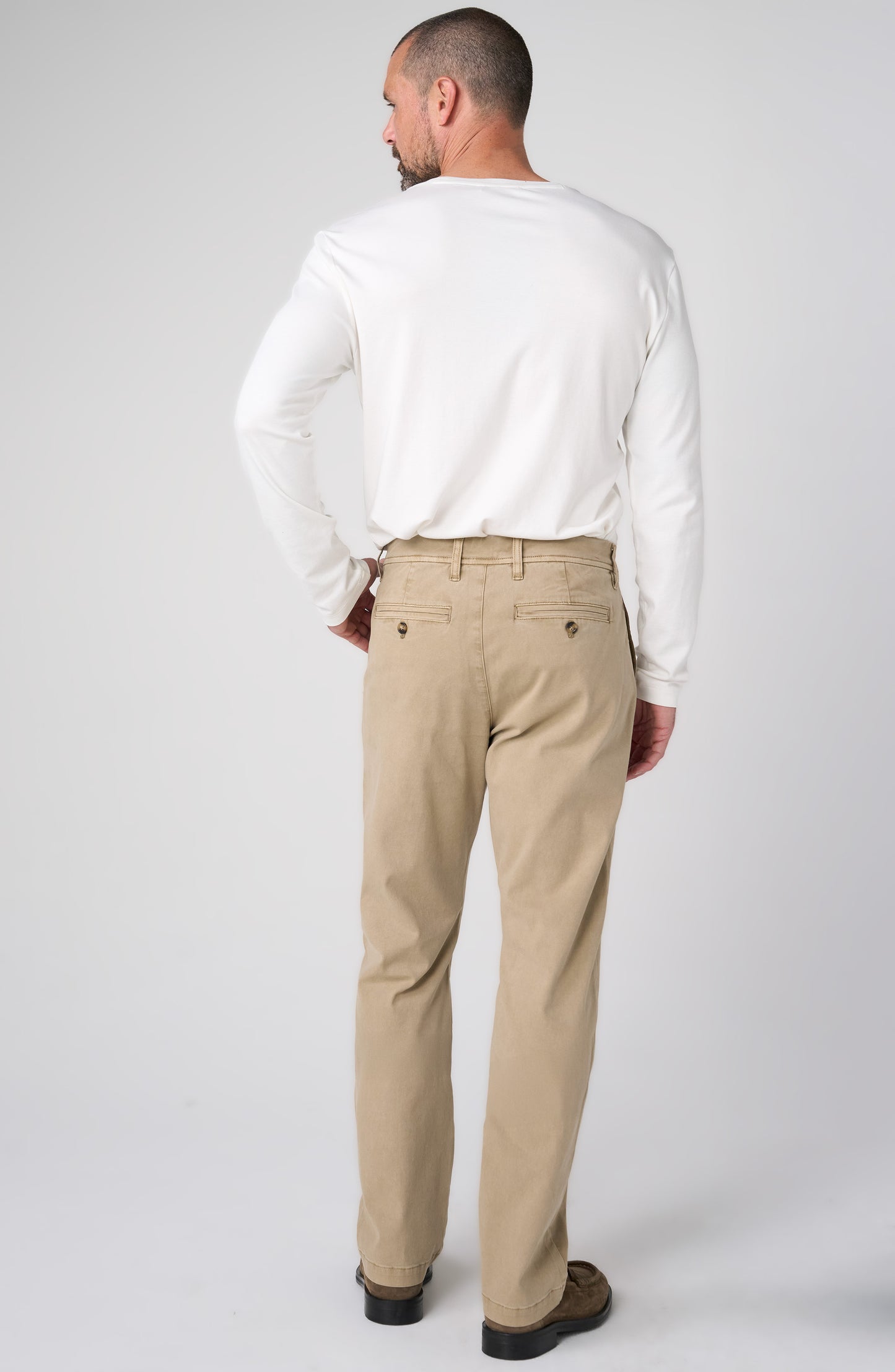 Liverpool Los Angeles | Relaxed Straight Chino Pant | Khaki