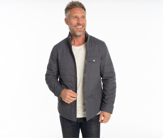 Criquet Wax Jacket Slate Blue
