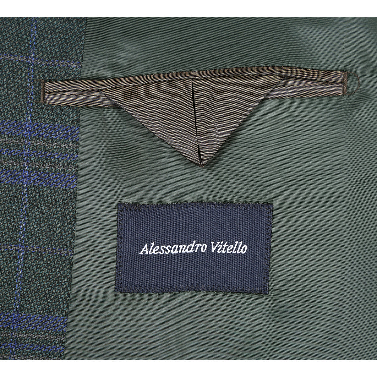 Alessandro Vitello | Slim Fit Sport Coat | Olive Blue