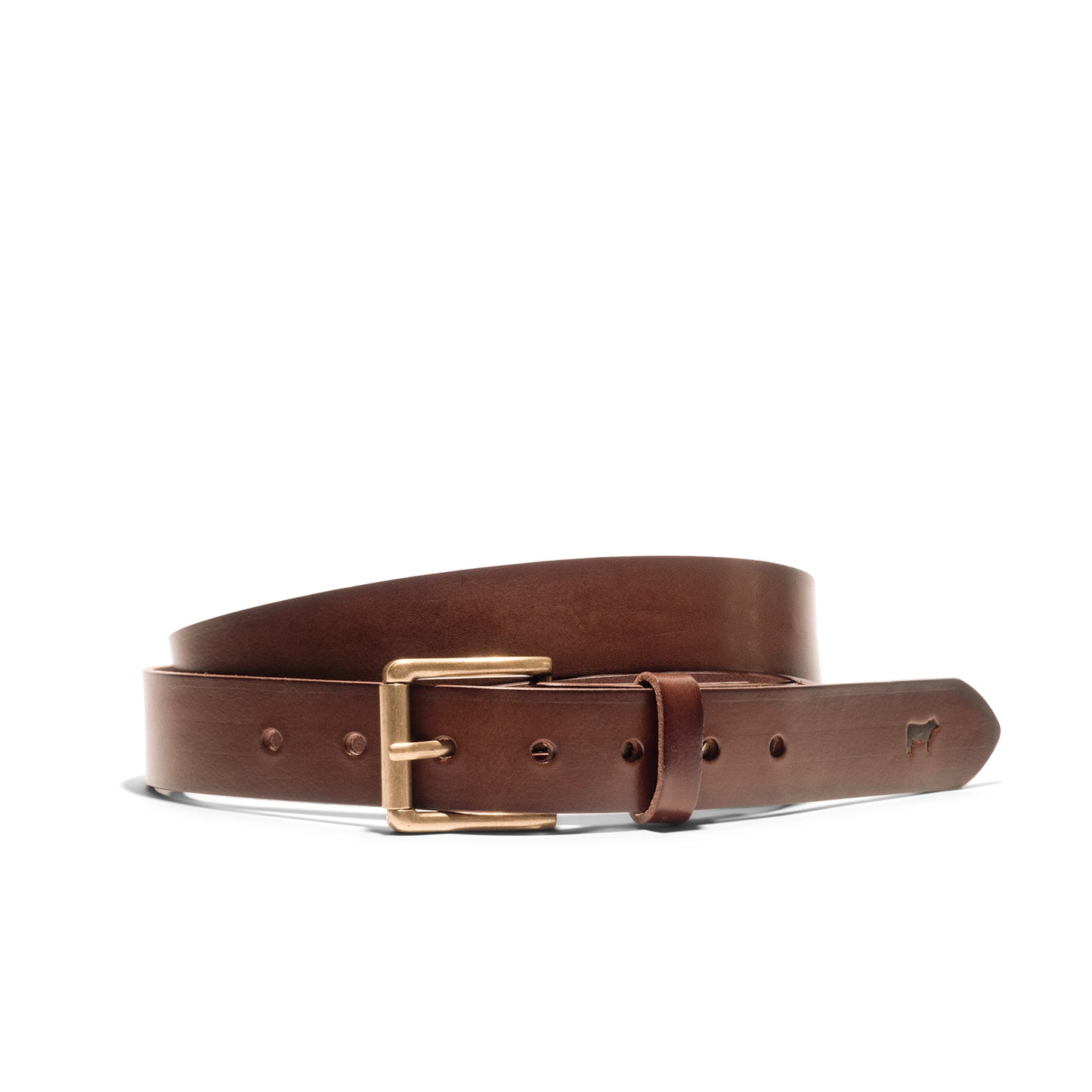 Will Leather Goods Saddle Belt - Dark Brown