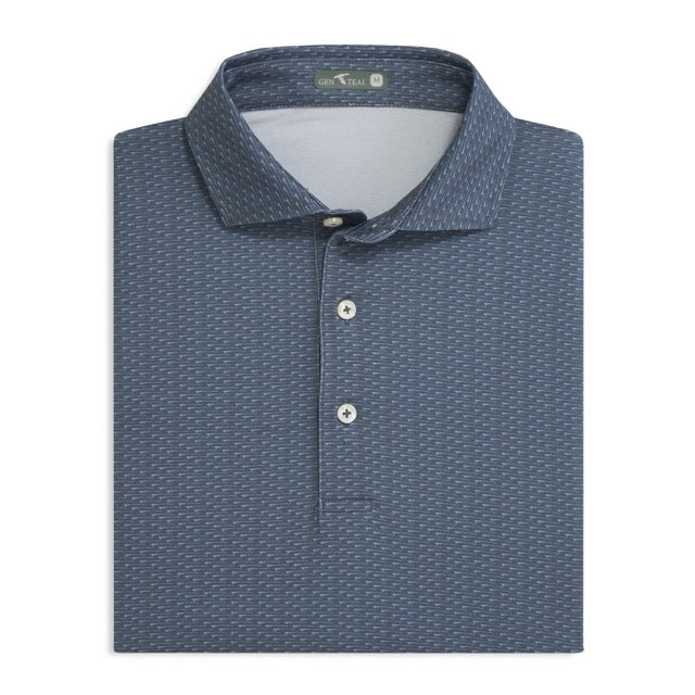GenTeal | Midnight Reel Reflections Performance Polo | Midnight