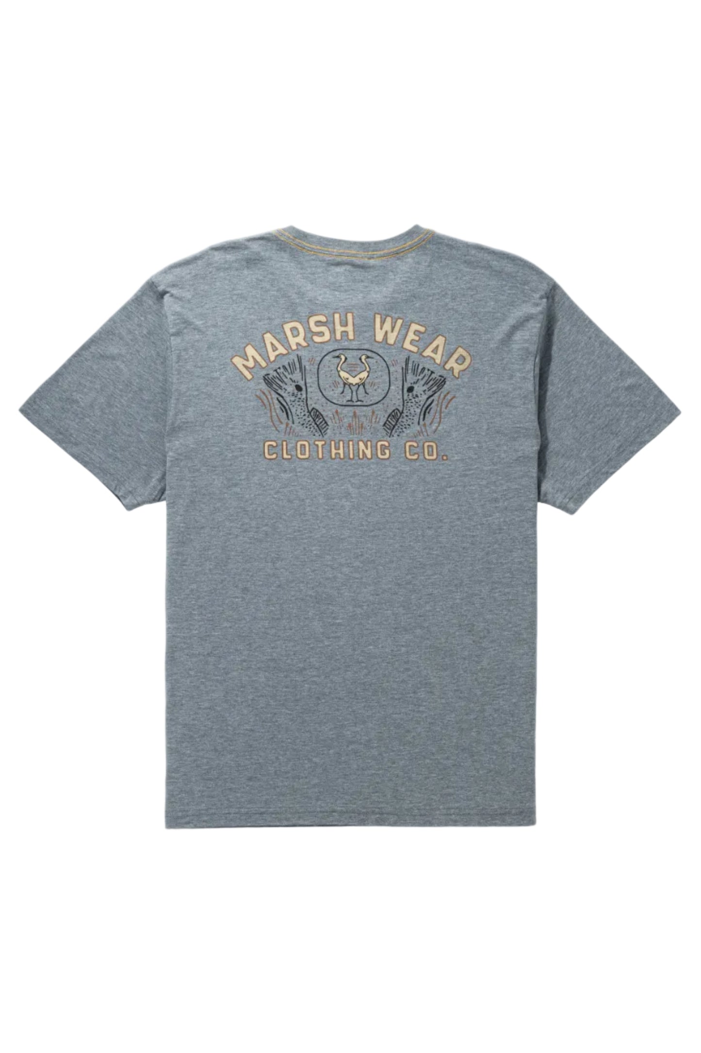 Marsh Wear | Spartina Tee | Steel Heather