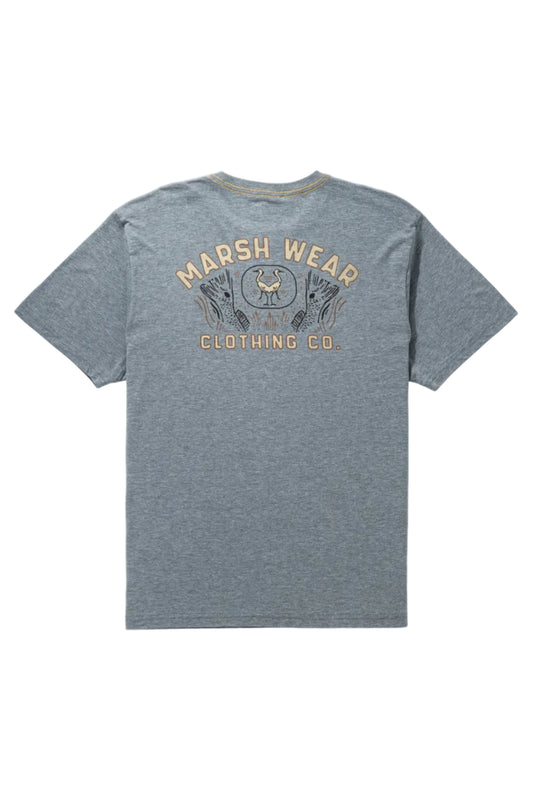 Marsh Wear | Spartina Tee | Steel Heather