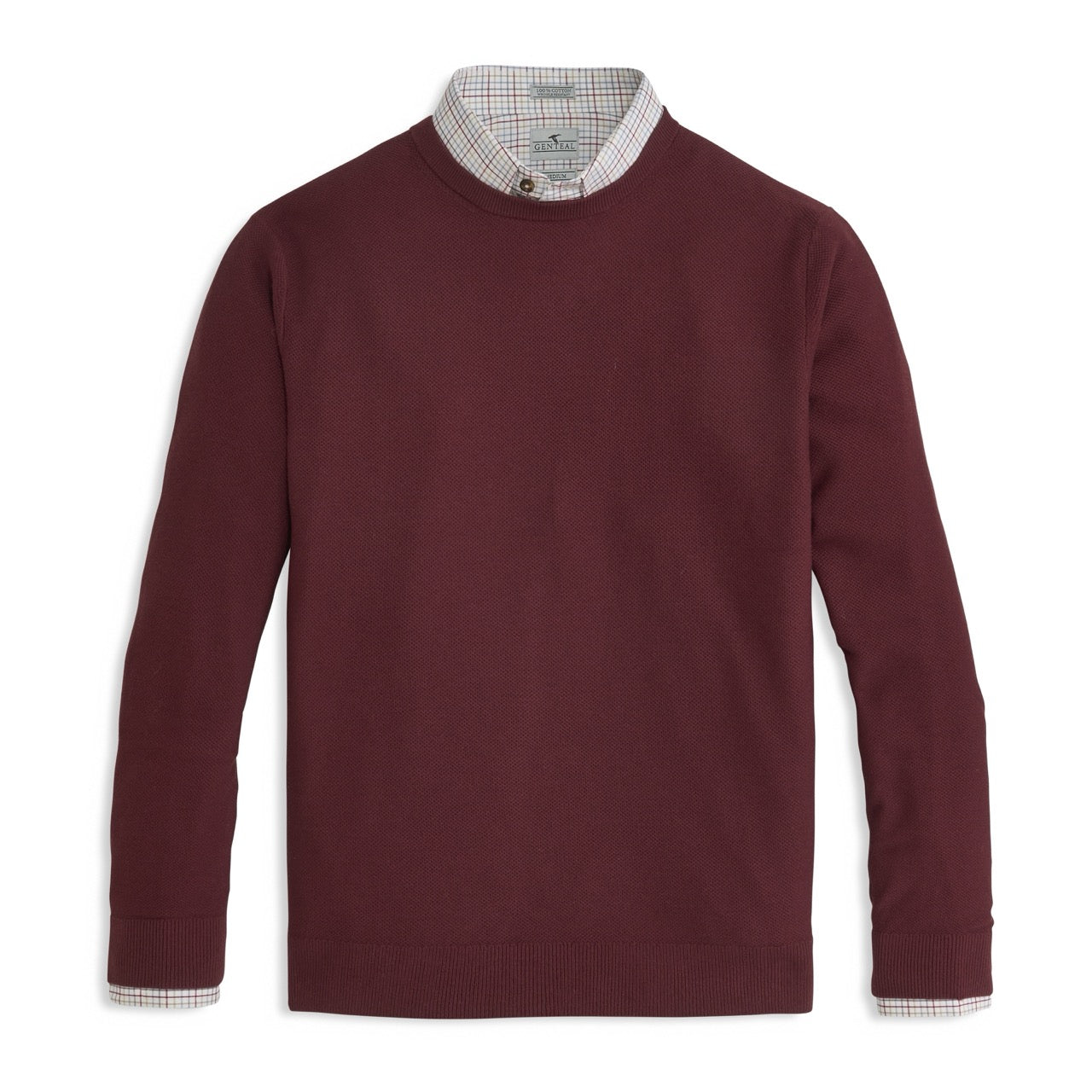 GenTeal | Calder Crewneck Sweater  | Sangria