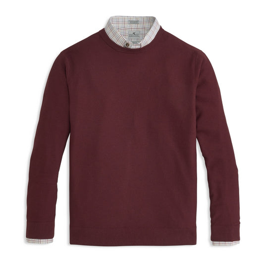 GenTeal | Calder Crewneck Sweater  | Sangria