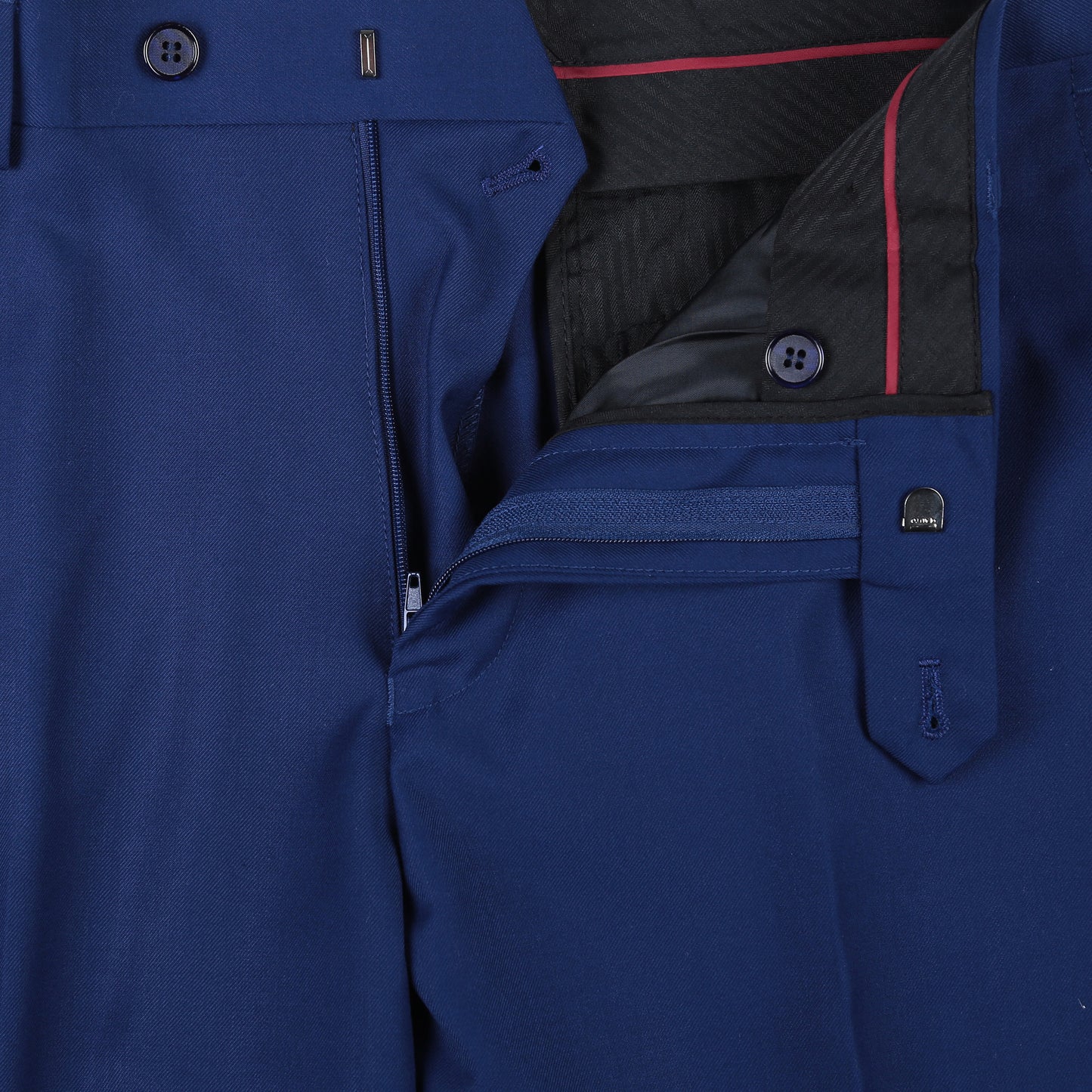 Men's Slim Fit Flat Front Dress Pant - Royal Blue