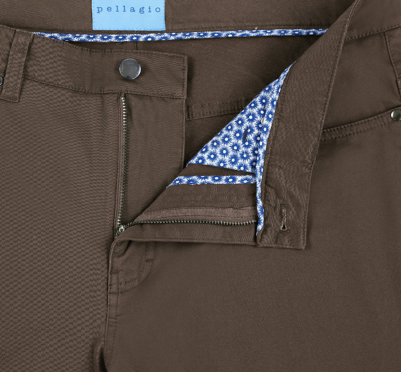 Pellagio 5 Pocket Chino - Brown
