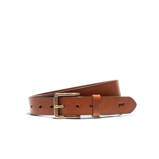 Will Leather Goods Saddle Belt - Cognac