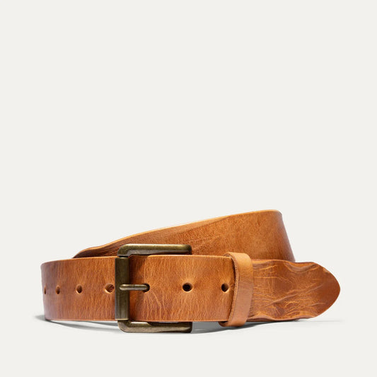 Vintage Washed Belt - Tan