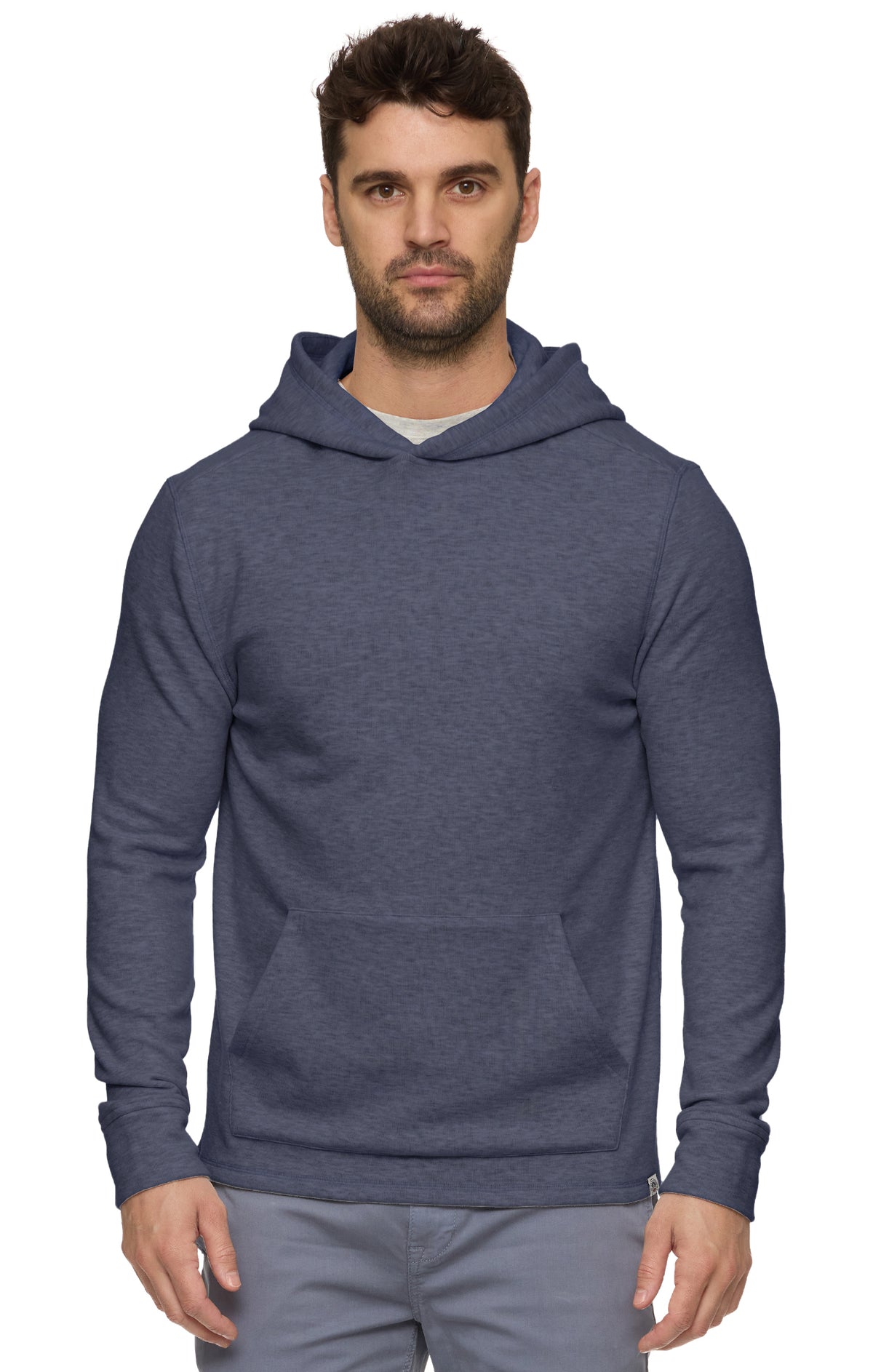 Flag and Anthem | Newton Fleece Hoodie | Navy Heather