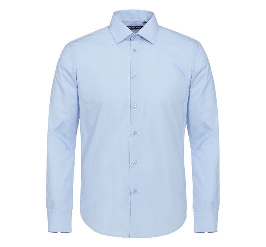 Classic Fit Long Sleeve Dress Shirt - French Blue