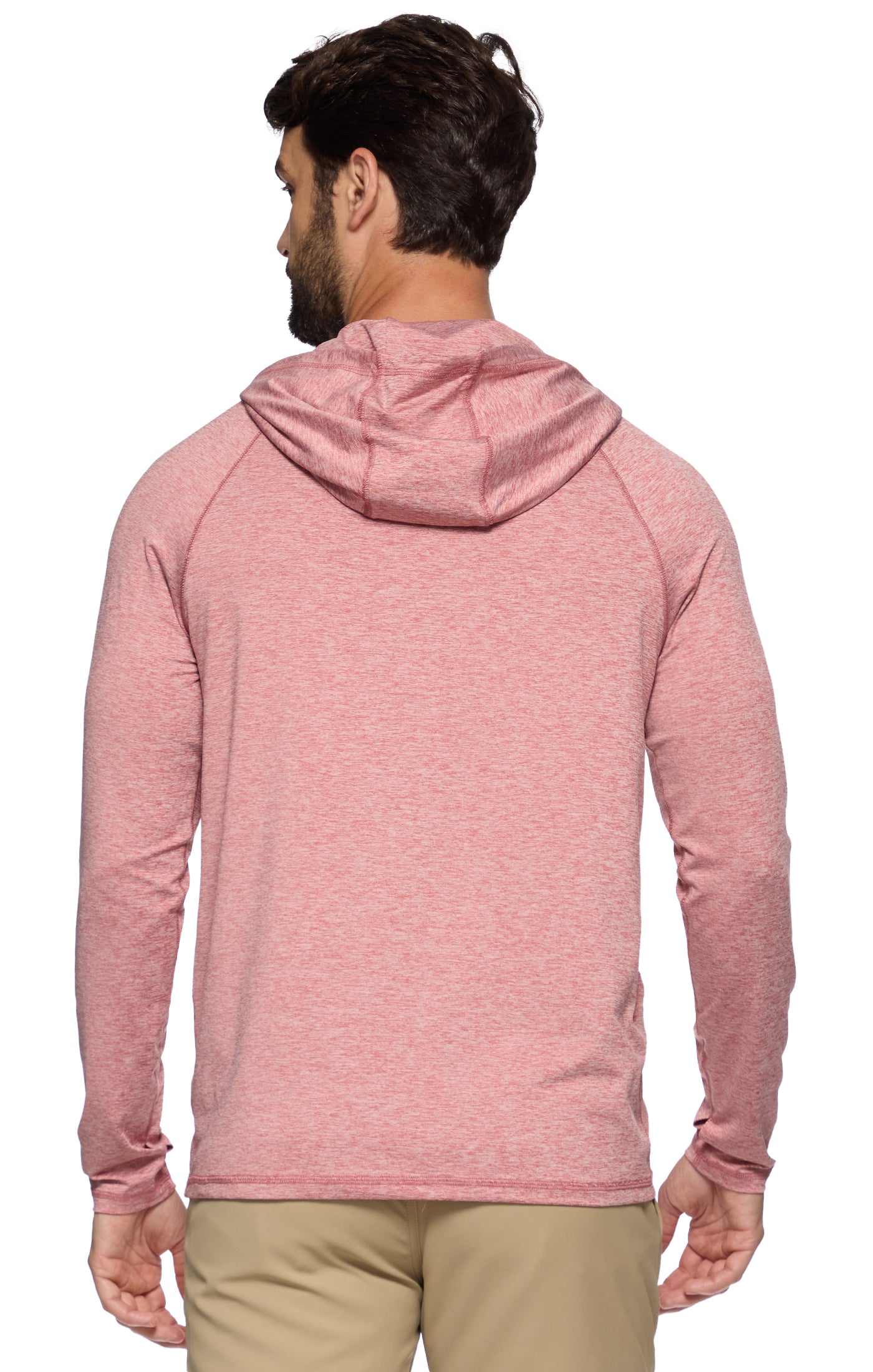 Flag and Anthem Victory Performance Hoodie - Red Heather