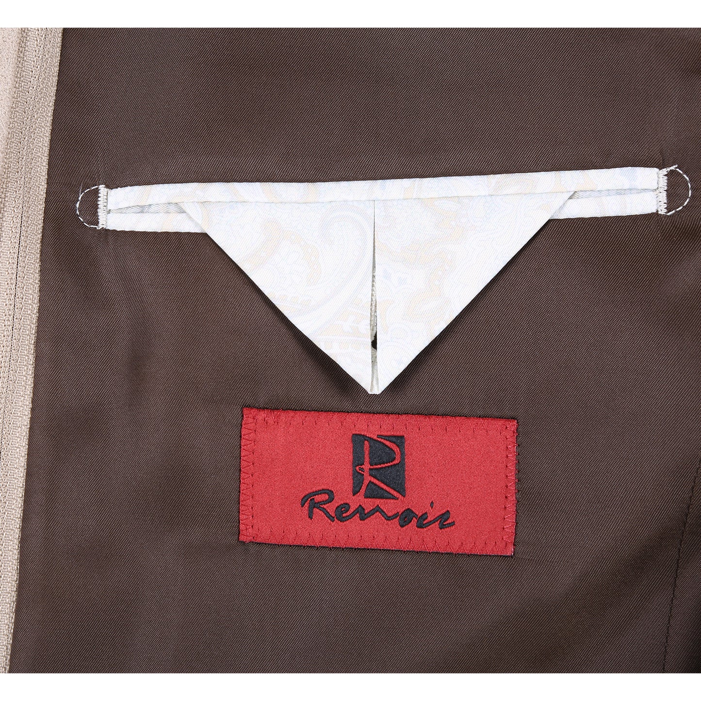 Renoir Slim Fit Sport Coat with Removable Bib - Brown