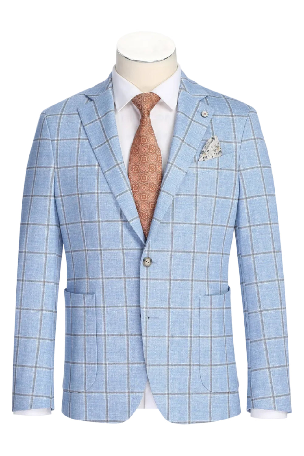 Pellagio Slim Fit Sport Coat - Light Blue