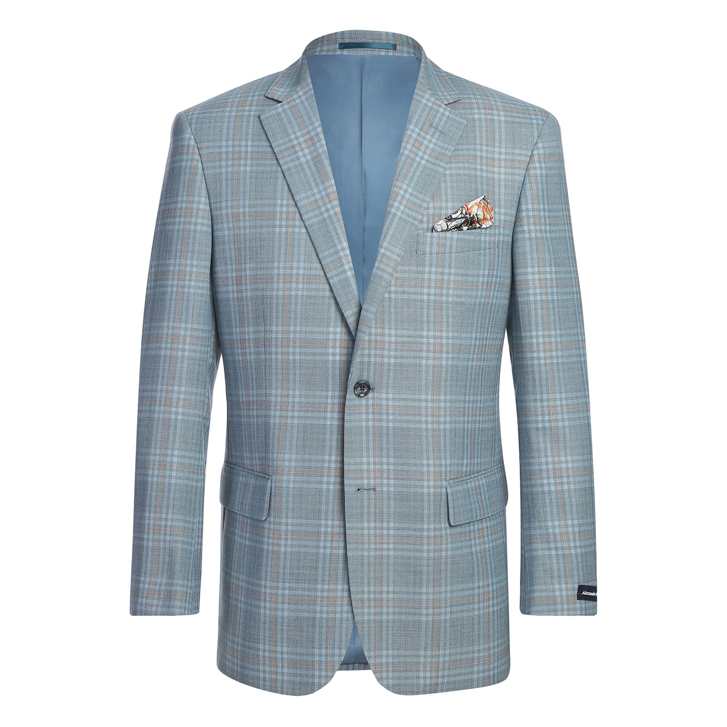Alessandro Vitello Classic Fit Sport Coat - Blue Acid