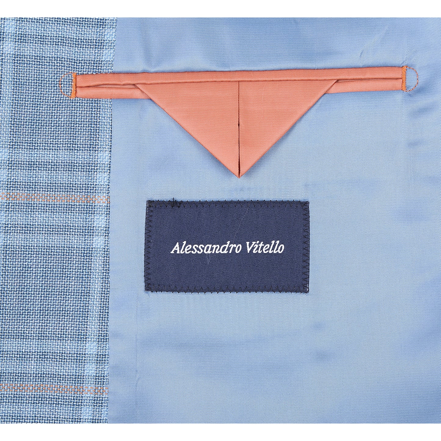 Alessandro Vitello Classic Fit Sport Coat - Blue Acid