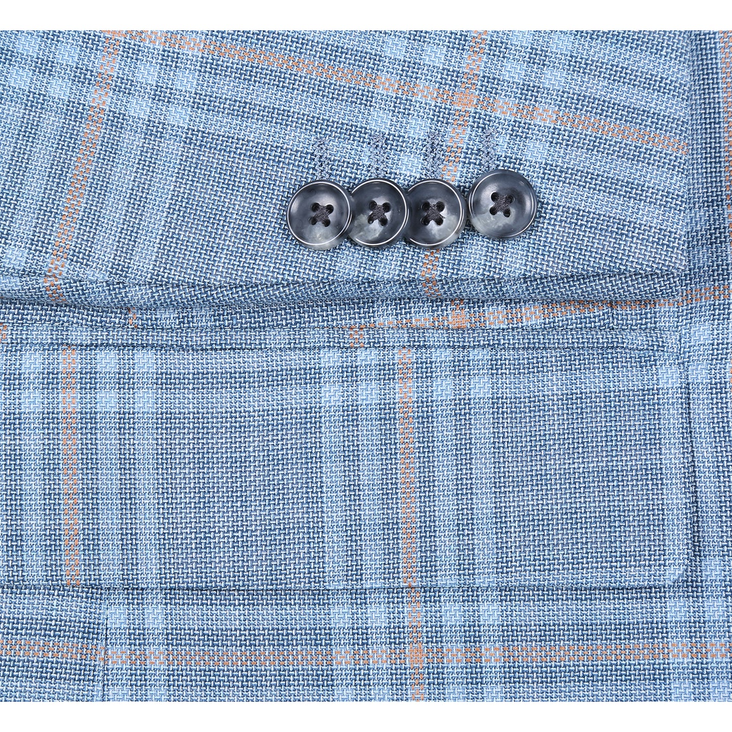 Alessandro Vitello Classic Fit Sport Coat - Blue Acid