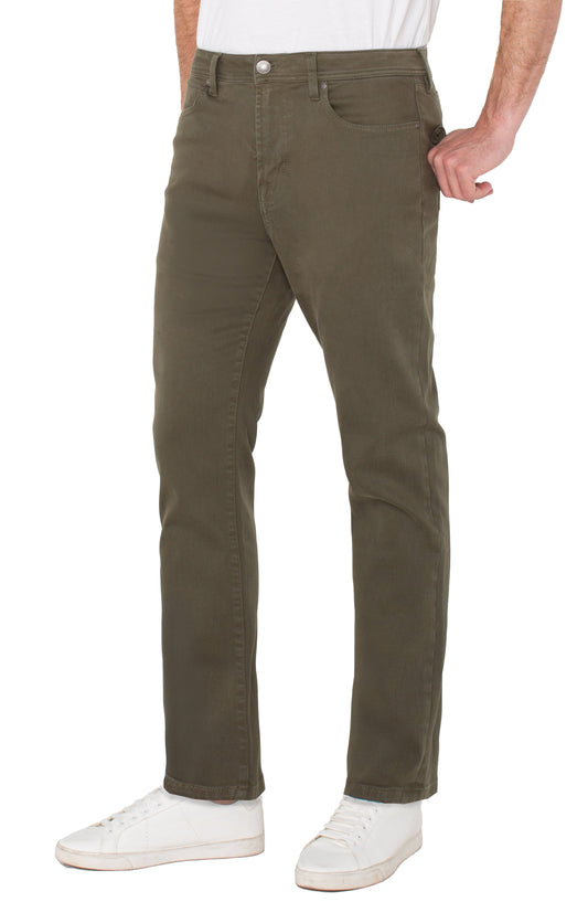 Kingston Modern Straight Leg - Olive Night