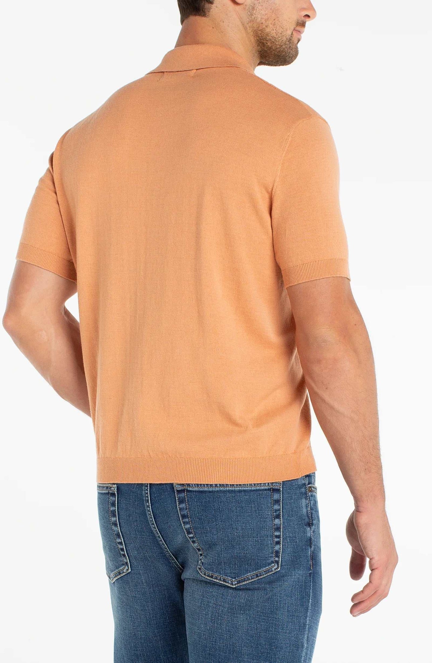 Liverpool Los Angeles | Sweater Knit Polo | Clay