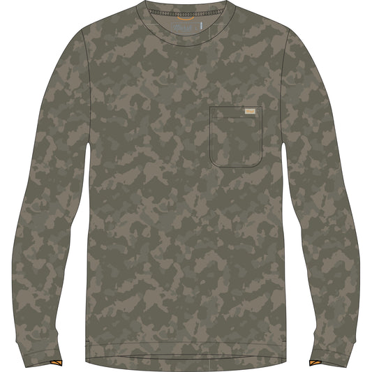 Marsh | Buxton Hagood Long Sleeve | Fossil Foxhole Camo