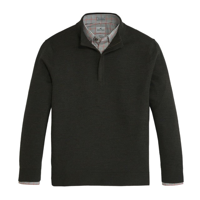 GenTeal | Regent 1/4 Zip Sweater  | Rifle Green