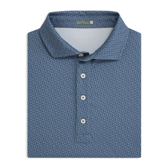 GenTeal | Flyway Performance Polo | Cobalt