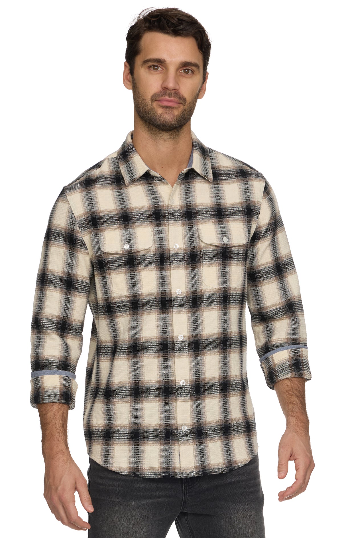 Flag & Anthem | Dutton Brushed Washed | Cream/Black