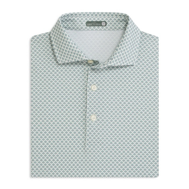 GenTeal | Desert Agave Performance Polo | Green