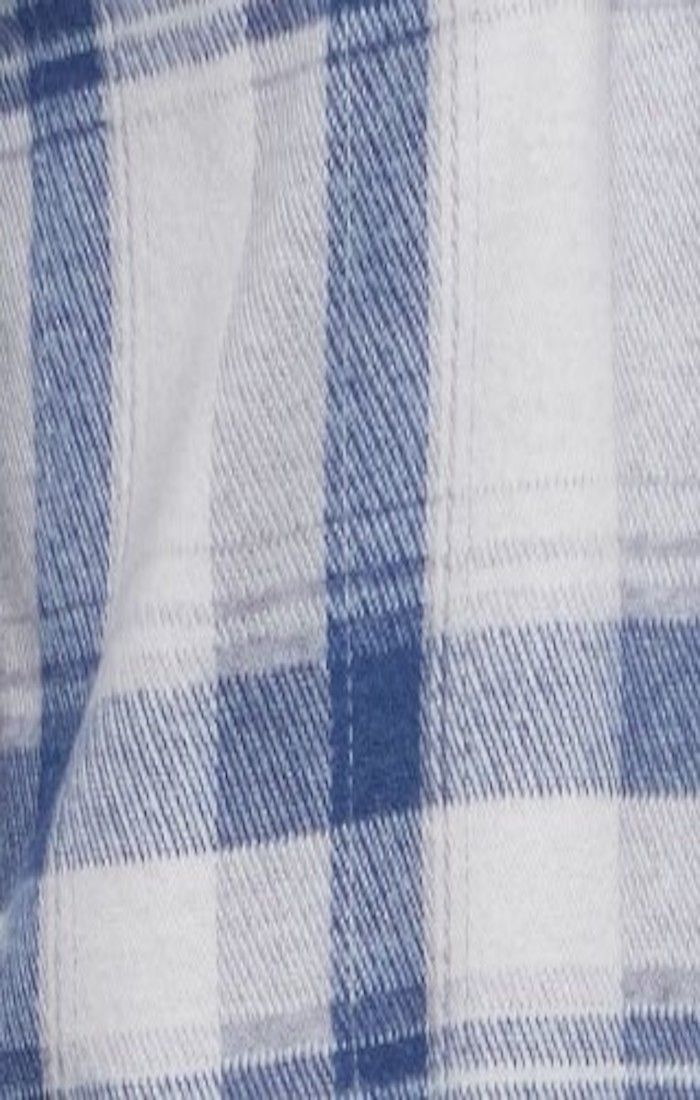 Flag & Anthem | Hero Stretch Flannel Shirt | Cream/Blue