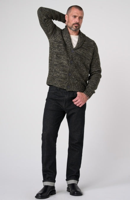 Liverpool Los Angeles | Shawl Collar Cardigan | Grey/Olive