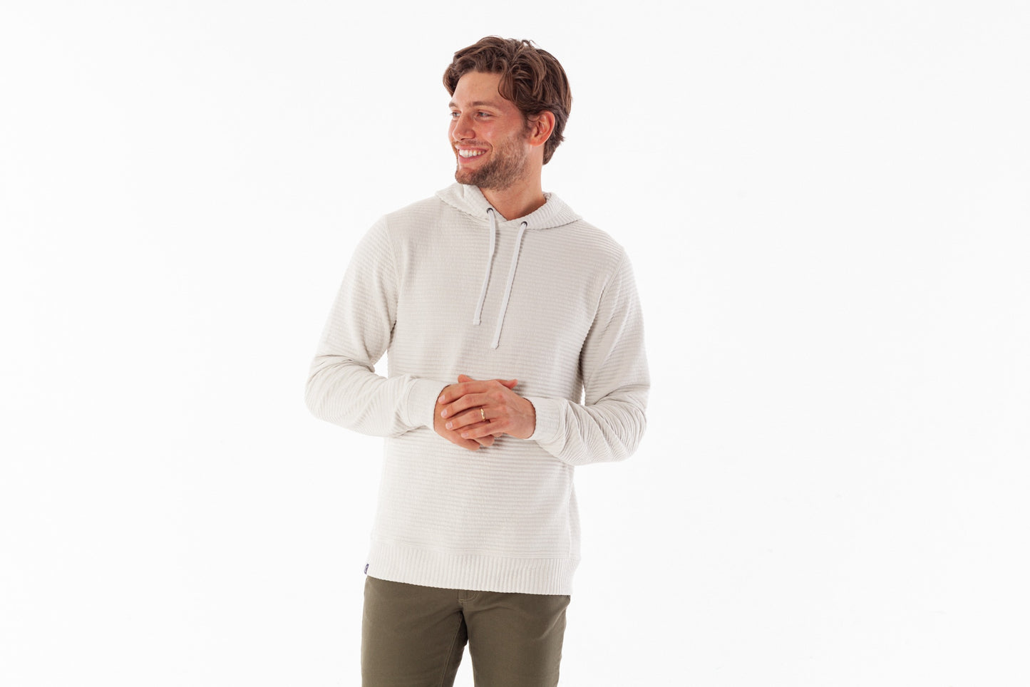Criquet | Quilted Crew Sweatshirt | Off White