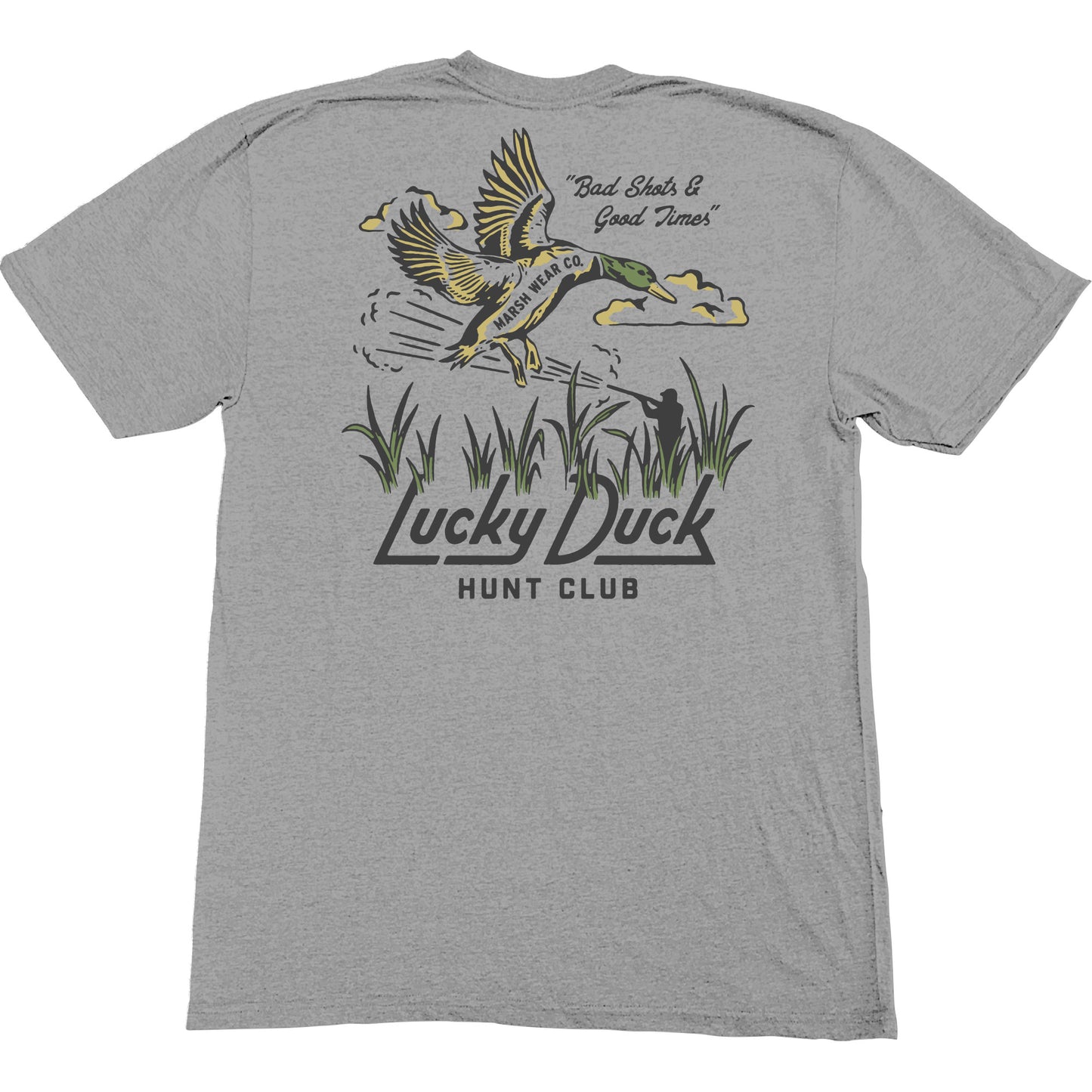 Marsh Lucky Duck Tee - Steel Heather